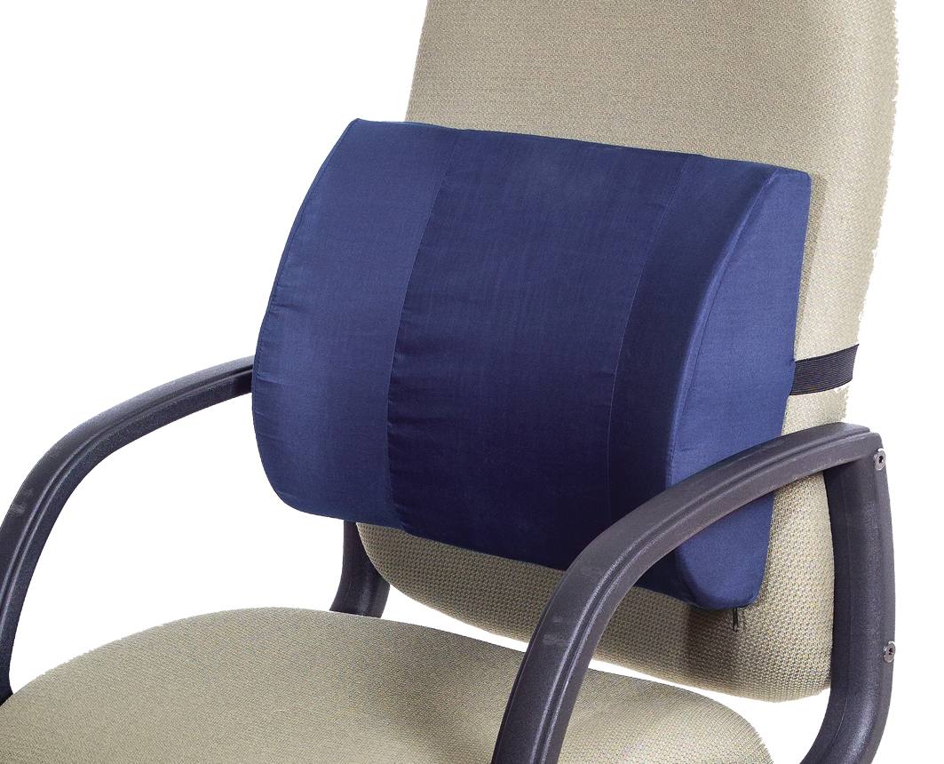 Deluxe Lumbar Cushion w/Black Cover DMES