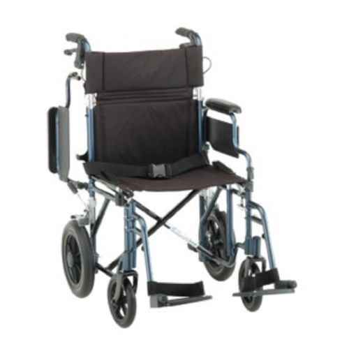 NOVA Medical 352 Lightweight Transport Chair w/ Detachable Desk Arms