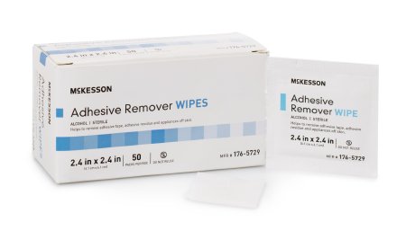 BX/50 REMOVE ADHESIVE REMOVER WIPES